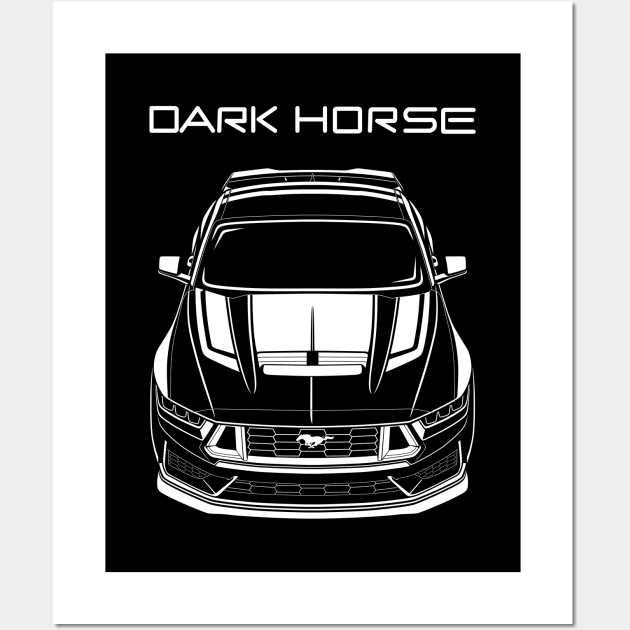 Mustang Dark Horse 2024 Wall Art by V8social